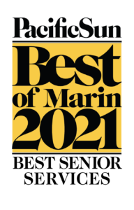 Pac Sun Best of Marin Best Senior Services Award Badge